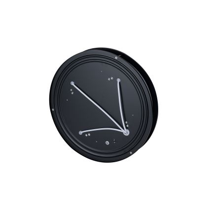 Brilagi - Plafonieră ELARO 4xE27/40W/230V Ø 41 cm, negru