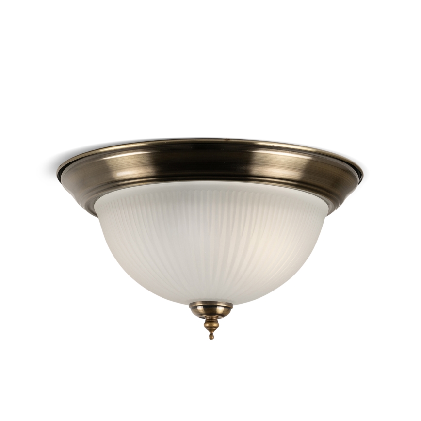 BRILAGI - Plafonieră FRESCO 2xE27/40W/230V, diametru 28 cm, alamă