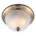 Brilagi - Plafonieră FRESCO 2xE27/40W/230V Ø 28 cm alamă