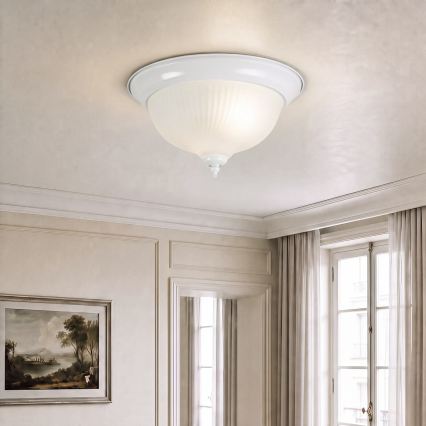 BRILAGI - Plafonieră FRESCO 2xE27/40W/230V Ø 28 cm albă