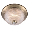 Brilagi - Plafonieră FRESCO 2xE27/40W/230V Ø 28 cm crom lucios