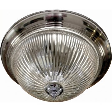 Brilagi - Plafonieră FRESCO 2xE27/40W/230V Ø 28 cm crom lucios