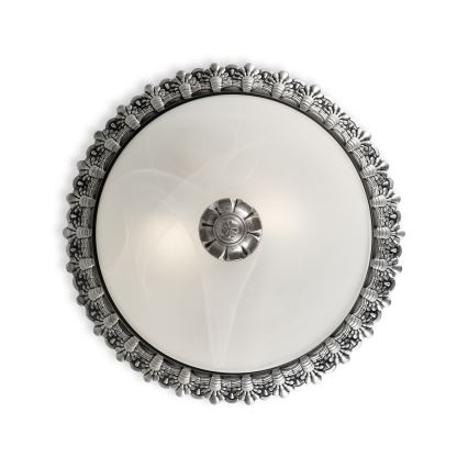 Brilagi - Plafonieră FRESCO 2xE27/40W/230V Ø 30 cm argintie
