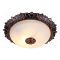 Brilagi - Plafonieră FRESCO 2xE27/40W/230V Ø 30 cm bronzată