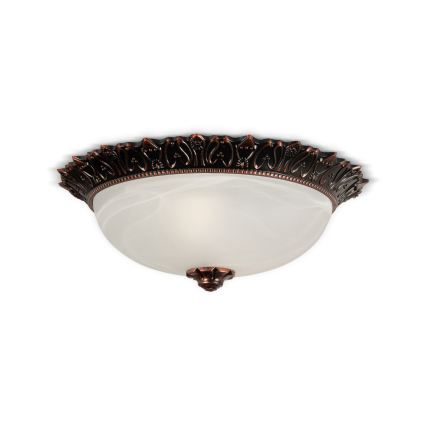 Brilagi - Plafonieră FRESCO 2xE27/40W/230V Ø 30 cm bronzată