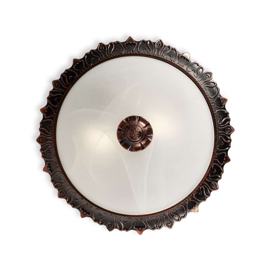Brilagi - Plafonieră FRESCO 2xE27/40W/230V Ø 30 cm bronzată