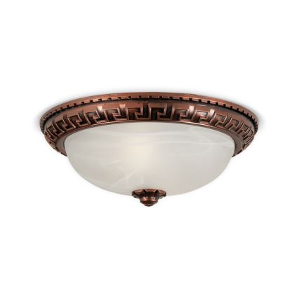 Brilagi - Plafonieră FRESCO 2xE27/40W/230V Ø 30 cm culoare cupru