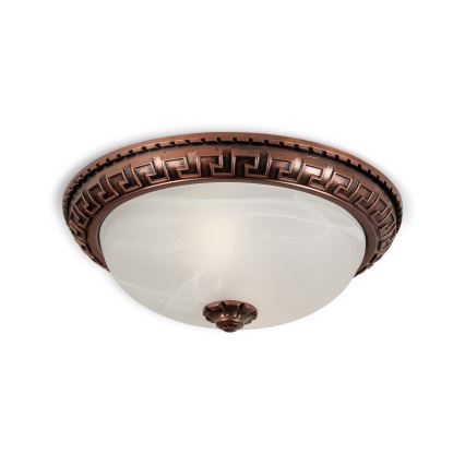 Brilagi - Plafonieră FRESCO 2xE27/40W/230V Ø 30 cm culoare cupru