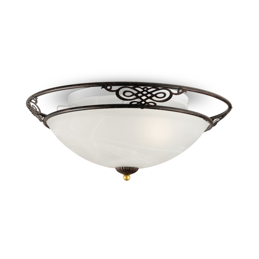 BRILAGI - Plafonieră FRESCO 2xE27/40W/230V Ø 43 cm maro