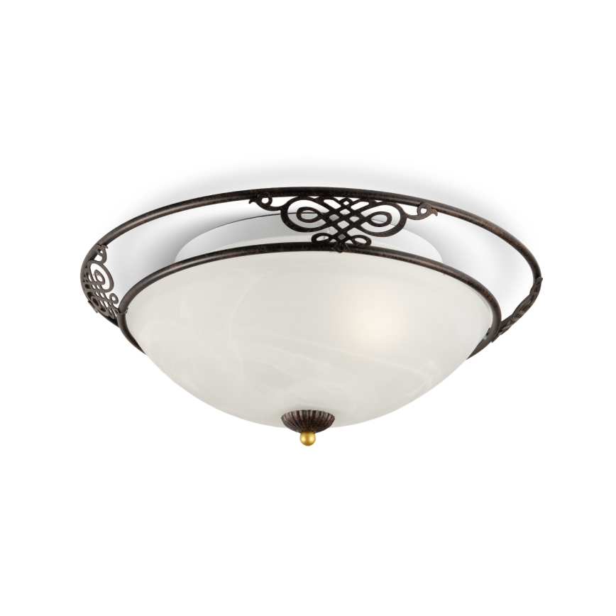 BRILAGI - Plafonieră FRESCO 2xE27/40W/230V Ø 43 cm maro