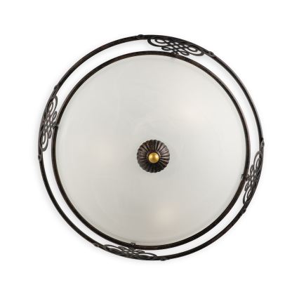 BRILAGI - Plafonieră FRESCO 2xE27/40W/230V Ø 43 cm maro