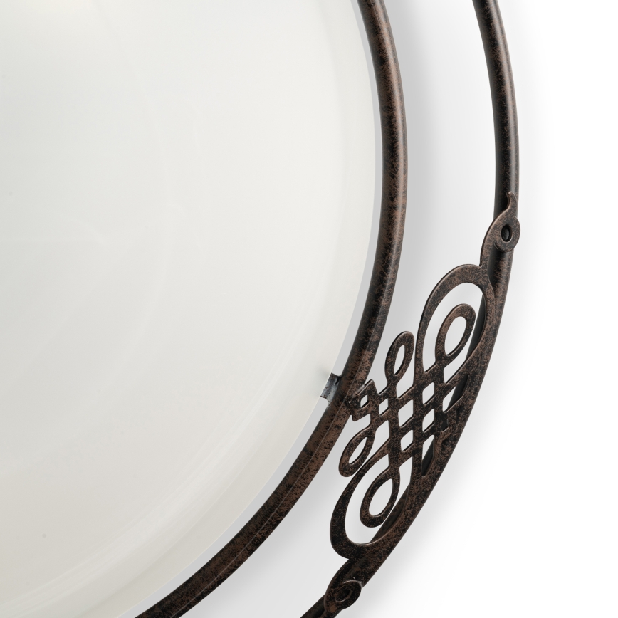 BRILAGI - Plafonieră FRESCO 2xE27/40W/230V Ø 43 cm maro