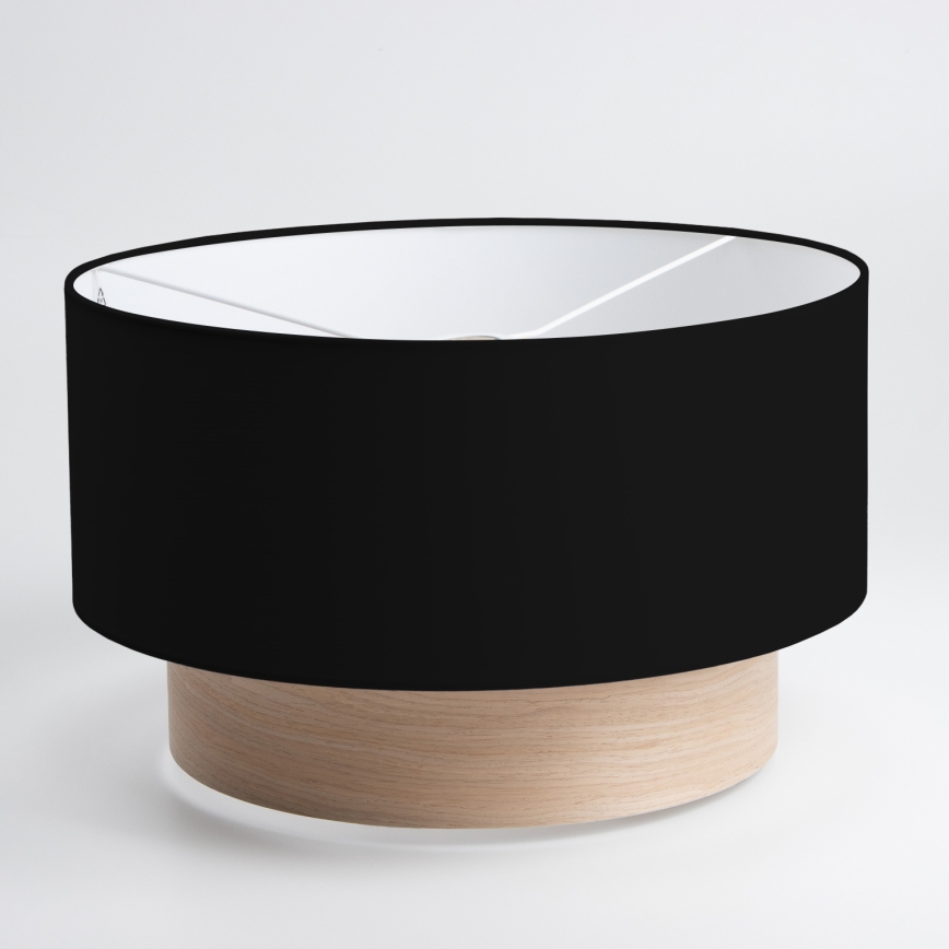 Brilagi - Plafonieră LED aplicată CERIA, 1x E27, 40W, 230V, Ø 50 cm, negru/bej