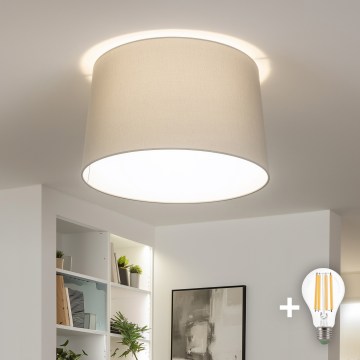 Brilagi - Plafonieră LED aplicată CERIA, 1x E27 (max. 40W), 230V, Ø 45 cm, gri