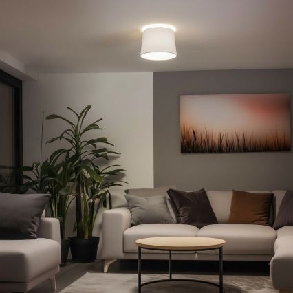 Brilagi - Plafonieră LED aplicată CERIA 1xE27/40W/230V Ø30 cm alb