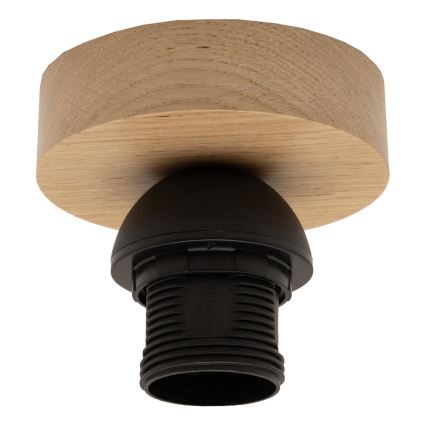 Brilagi - Plafonieră LED aplicată CERIA BOHO 1xE27/40W/230V, diam. 100 cm, bambus/stejar