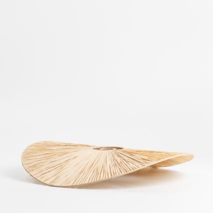 Brilagi - Plafonieră LED aplicată CERIA BOHO, 1xE27/40W/230V, Ø 60 cm, rafie/stejar