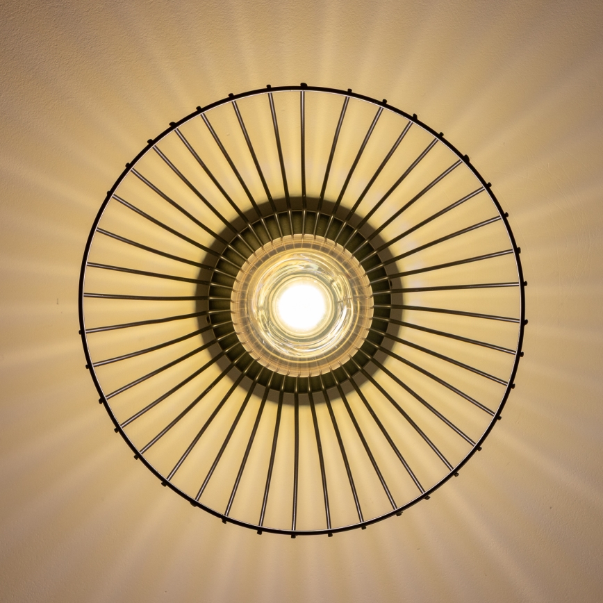 Brilagi - Plafonieră LED aplicată CERIA WIRE 1xE27/40W/230V Ø 21 cm negru