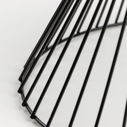 Brilagi - Plafonieră LED aplicată CERIA WIRE, 1xE27/40W/230V, Ø 30 cm, negru/stejar