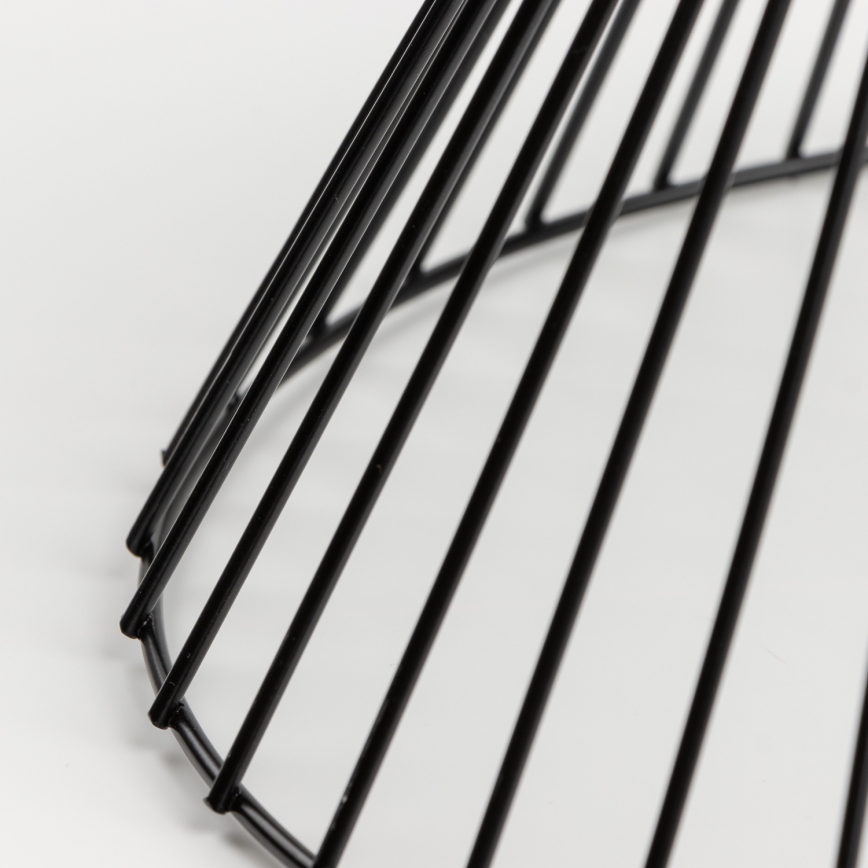 Brilagi - Plafonieră LED aplicată CERIA WIRE, 1xE27/40W/230V, Ø 30 cm, negru/stejar