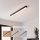 Brilagi - Plafonieră LED aplicată FULLDAY, 20/30/40 W, 230 V, 2700/4000/6000 K, 120 cm, negru