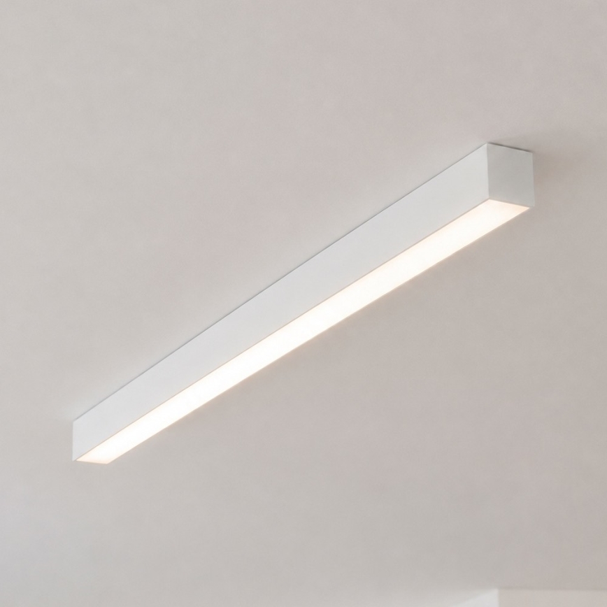 Brilagi - Plafonieră LED aplicată FULLDAY, 20/30/40W, 230V, 2700/4000/6000K, 120 cm, albă
