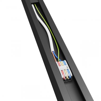 Brilagi - Plafonier LED aplicat FULLDAY LED/20/30/40W/230V 2700/4000/6000K 120 cm UGR19 negru