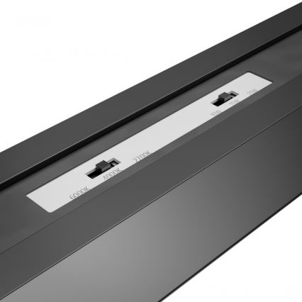 Brilagi - Plafonieră LED aplicată FULLDAY LED/10/15/20W/230V 2700/4000/6000K 60 cm UGR19 neagră