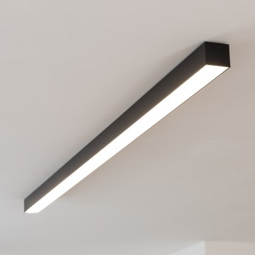 Brilagi - Plafonieră LED aplicată FULLDAY LED/30/40/50W/230V 2700/4000/6000K 150 cm neagră