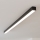 Brilagi - Plafonieră LED aplicată FULLDAY LED/30/40/50W/230V 2700/4000/6000K 150 cm neagră