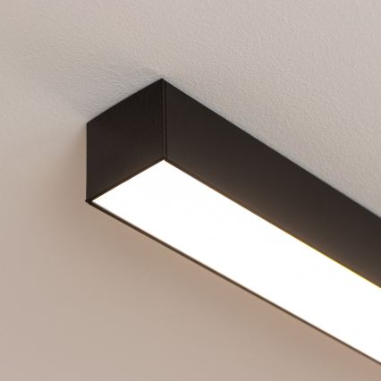 Brilagi - Plafonieră LED aplicată FULLDAY LED/30/40/50W/230V 2700/4000/6000K 150 cm neagră