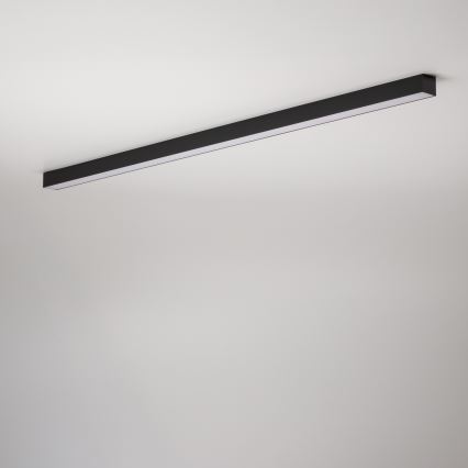 Brilagi - Plafonieră LED aplicată FULLDAY LED/30/40/50W/230V 2700/4000/6000K 150 cm UGR19 neagră