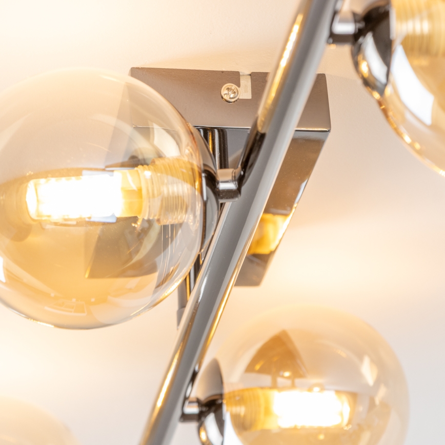 Brilagi - Plafonieră LED aplicată MILLA 4xG9/3W/230V negru crom/auriu