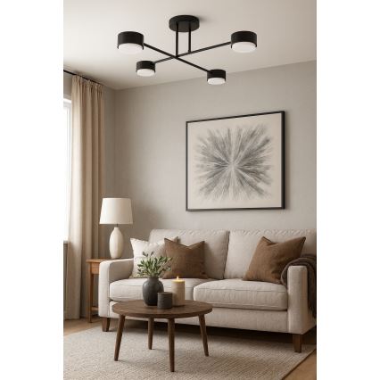 Brilagi - Plafonieră LED aplicată MONO 4xGX53/30W/230V neagră