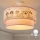 Brilagi - Plafonieră LED aplicată pentru copii BOBO, 1x E27/60W/230V, Ø 40 cm, roz/zâne