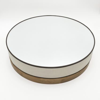 Brilagi - Plafonieră LED BELLADONNA, 36 W, 230 V, Ø 50 cm, crem/stejar