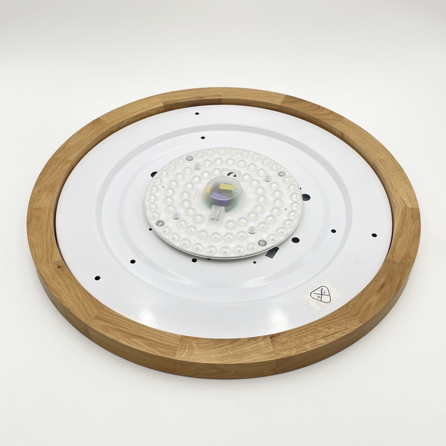 Brilagi - Plafonieră LED BELLADONNA, 36W, 230V, Ø 50 cm, crem/stejar