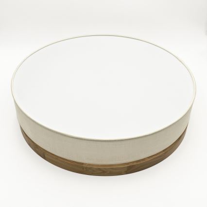 Brilagi - Plafonieră LED BELLADONNA, 36W, 230V, Ø 50 cm, crem/stejar