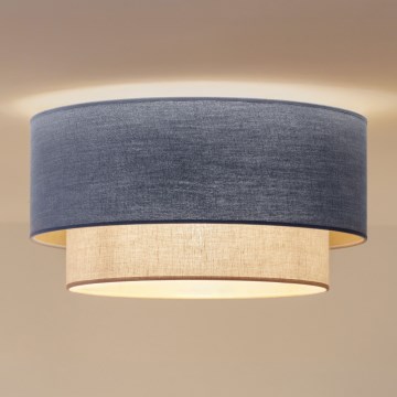 Brilagi - Plafonieră LED BOHO ECO 1xE27/10W/230V, Ø 40 cm, albastru/crem
