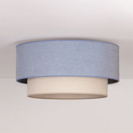Brilagi - Plafonieră LED BOHO ECO 1xE27/10W/230V, Ø 40 cm, albastru/crem