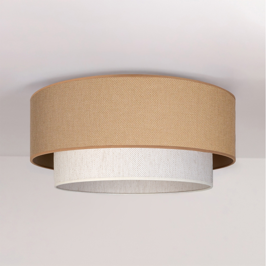 Brilagi - Plafonieră LED BOHO ECO, 1xE27/10W/230V, Ø 40 cm, bej/crem