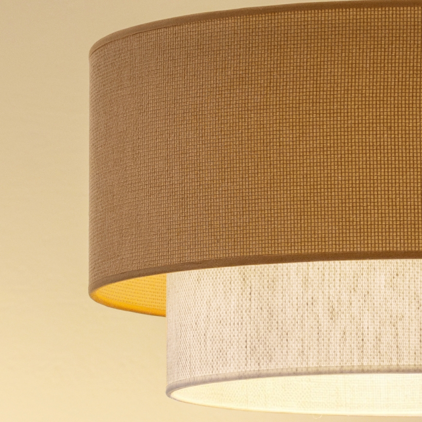 Brilagi - Plafonieră LED BOHO ECO, 1xE27/10W/230V, Ø 40 cm, bej/crem