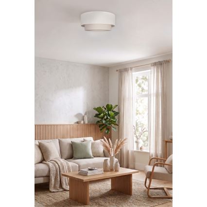 Brilagi - Plafonieră LED BOHO ECO, 1xE27/10W/230V, Ø 40 cm, crem