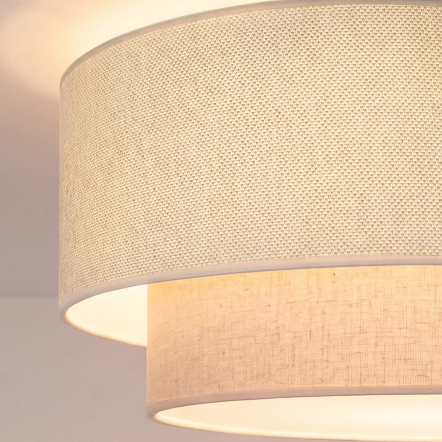 Brilagi - Plafonieră LED BOHO ECO, 1xE27/10W/230V, Ø 40 cm, crem