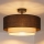 Brilagi - Plafonieră LED BOHO ECO 1xE27/10W/230V Ø 40 cm maro/crem