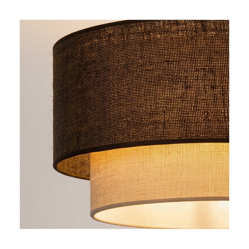 Brilagi - Plafonieră LED BOHO ECO 1xE27/10W/230V Ø 40 cm maro/crem
