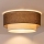 Brilagi - Plafonieră LED BOHO ECO, 1xE27/10W/230V, Ø 40 cm, maro/crem