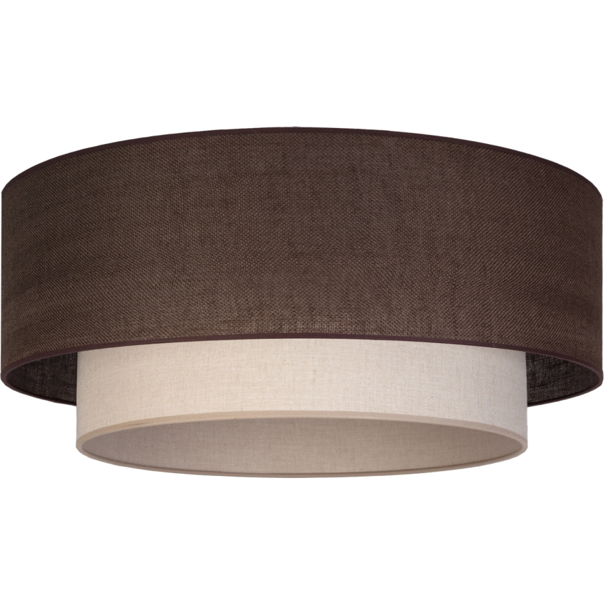 Brilagi - Plafonieră LED BOHO ECO, 1xE27/10W/230V, Ø 40 cm, maro/crem
