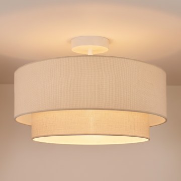 Brilagi - Plafonieră LED BOHO ECO aplicată, 1xE27/10W/230V, Ø 40 cm, crem