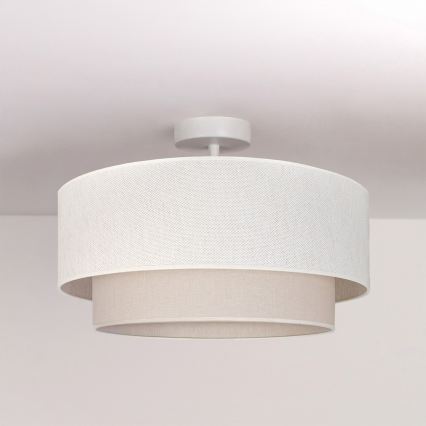 Brilagi - Plafonieră LED BOHO ECO aplicată, 1xE27/10W/230V, Ø 40 cm, crem